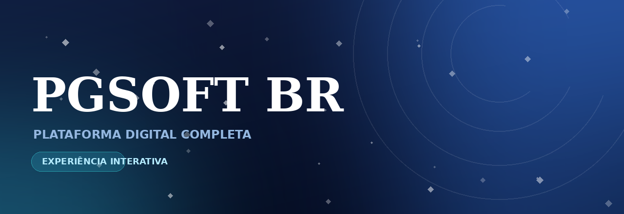 PGSOFT BR — plataforma digital completa, banner conceitual